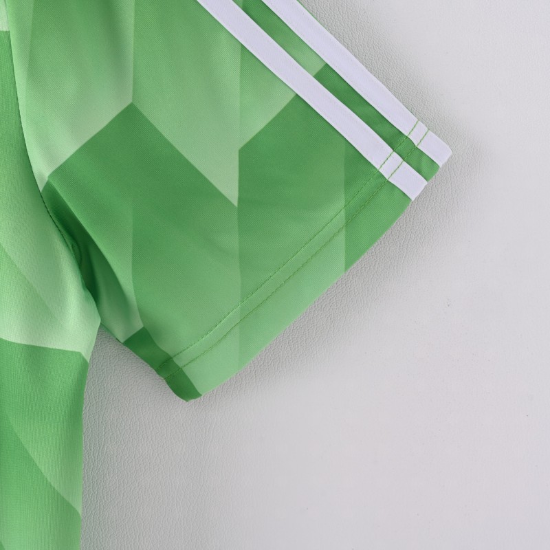 1998 Germany Away Green Retro Jersey  