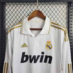 2011/12 Real Madrid Retro Jersey Home Long Sleeve