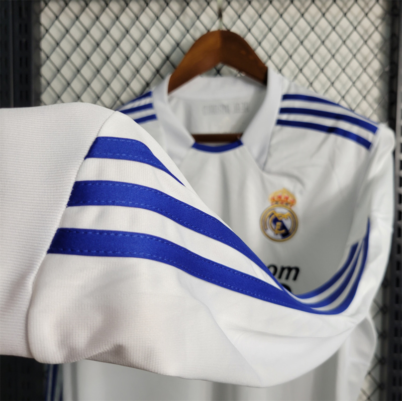 2010/11 Real Madrid Long Sleeve Retro Jersey Home