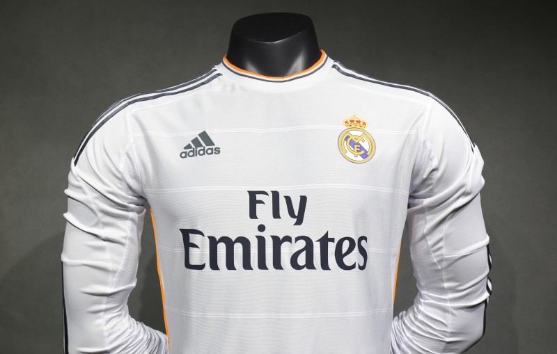 2013/14 Real Madrid Home Retro Jersey Player Version Long Sleeve