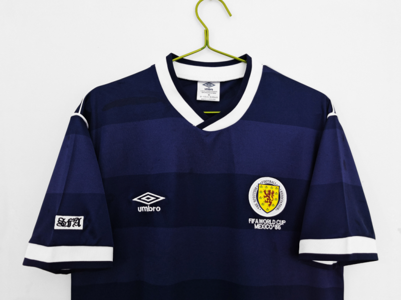 1986 World Cup Scotland Home Retro Jersey 
