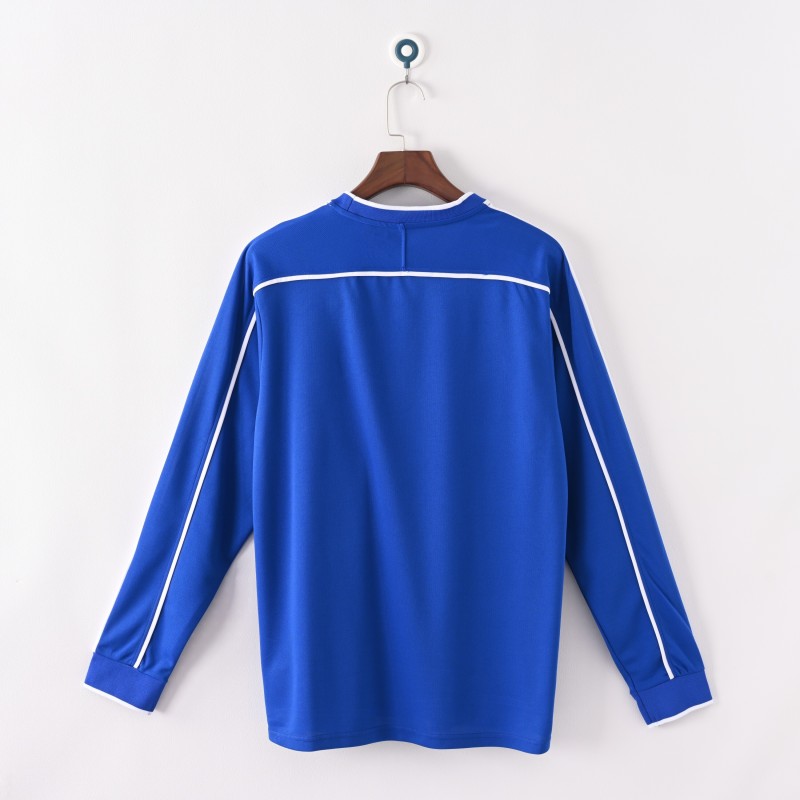 1998 World Cup Brazil Away Retro Jersey Long Sleeve