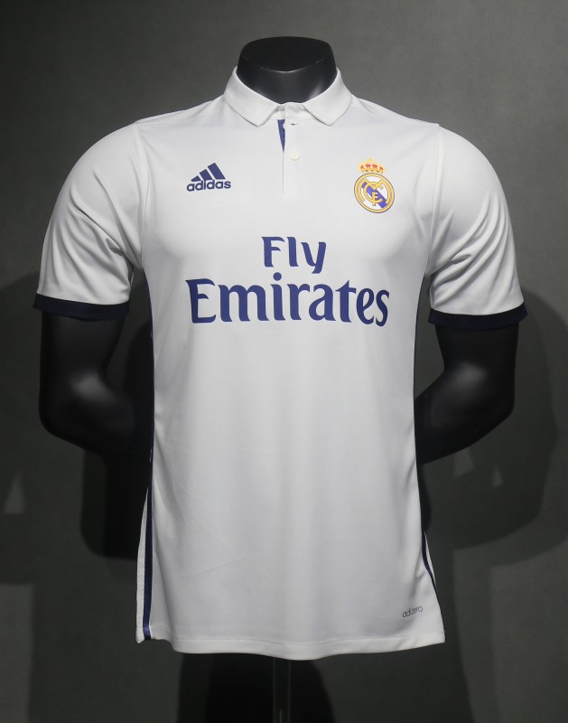 2016/17 Real Madrid Home Retro Jersey Player Version