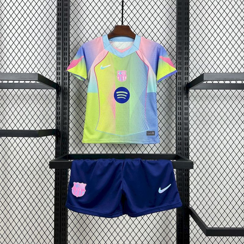 2025/26 Barcelona Special Version Kids Jersey 