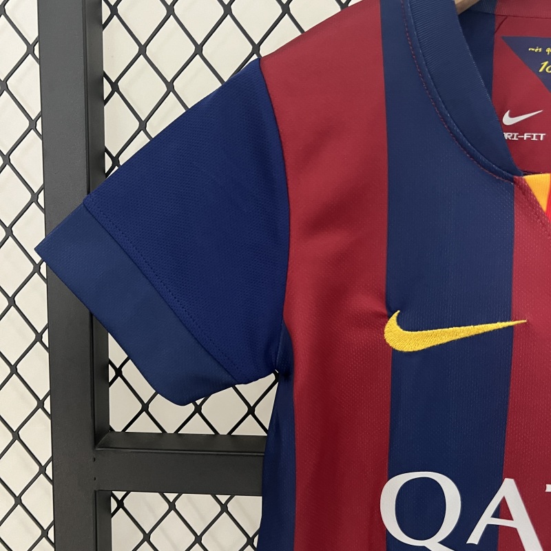 2014/15 Barcelona Home Retro Kids Jersey