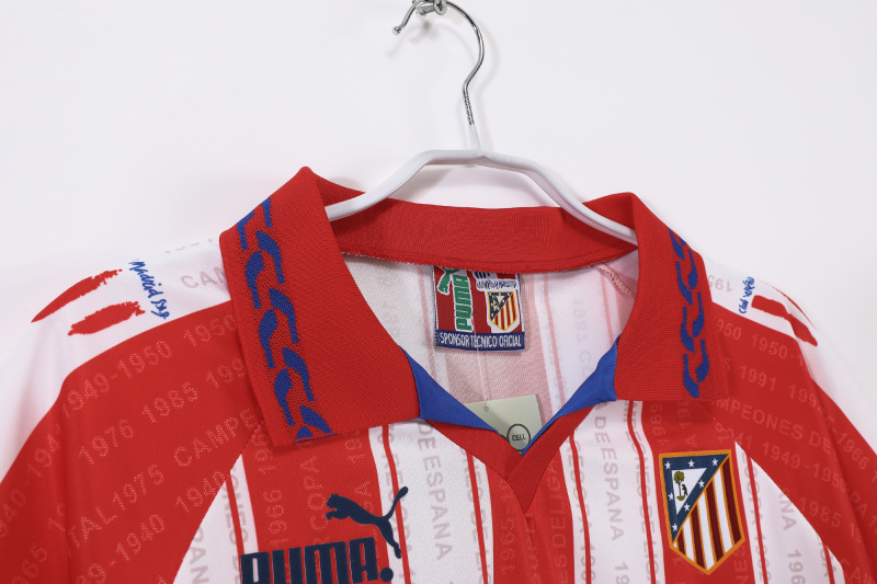 1995/96 Atletico Madrid Home Retro Jersey