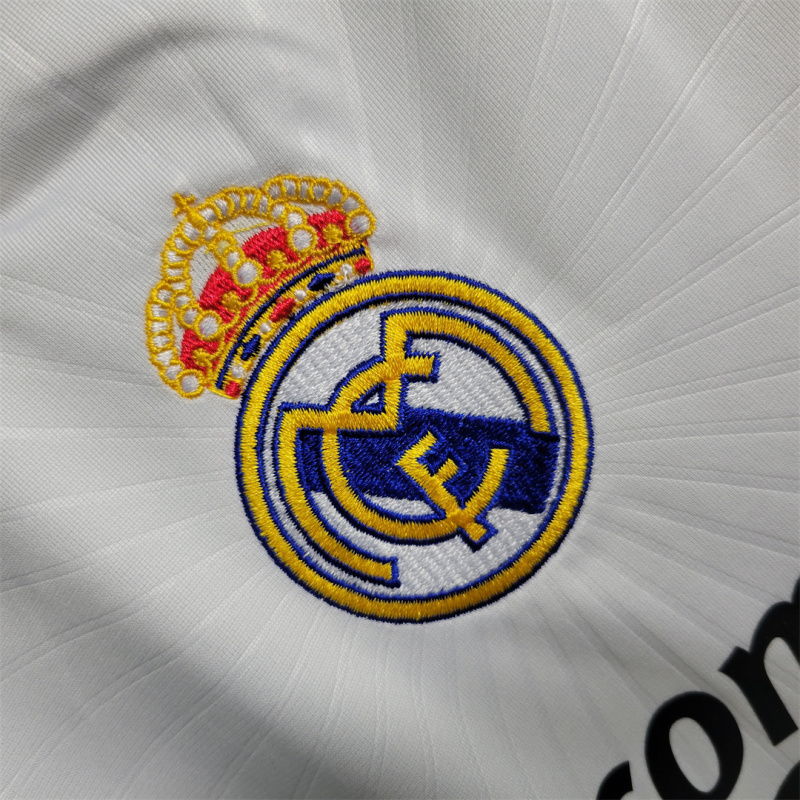 2010/11 Real Madrid Long Sleeve Retro Jersey Home