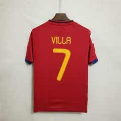 2010 World Cup Spain Home Retro Jersey