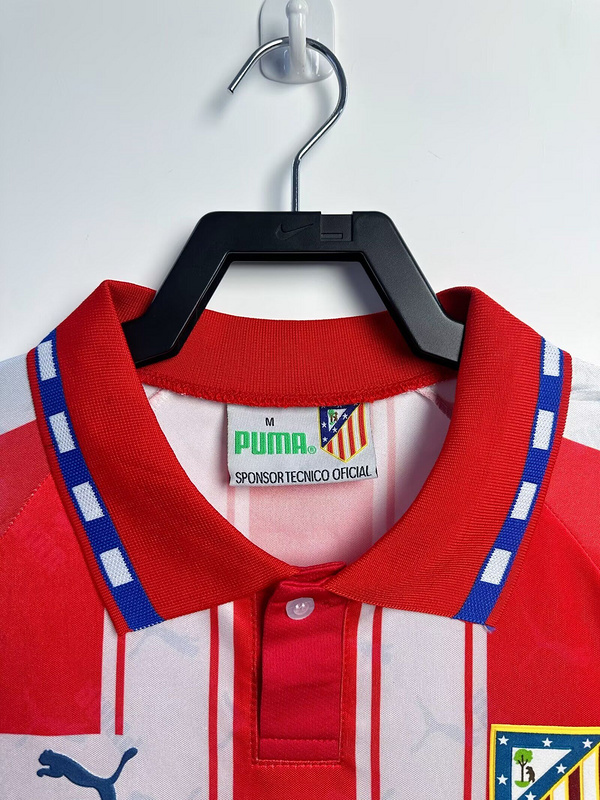 1994/95 Atletico Madrid Long Sleeve Retro Jersey Home