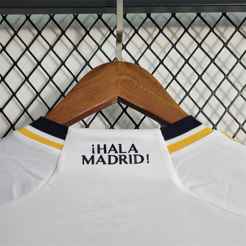 2023/24 Real Madrid Home Long Sleeve Jersey