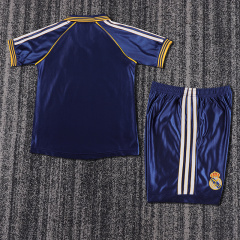 1998-00 Real Madrid Kids Kit Retro Jersey Second away Size: 16-28
