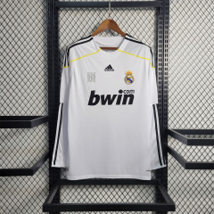 2009/10 Real Madrid  Long Sleeve Retro Jersey Home