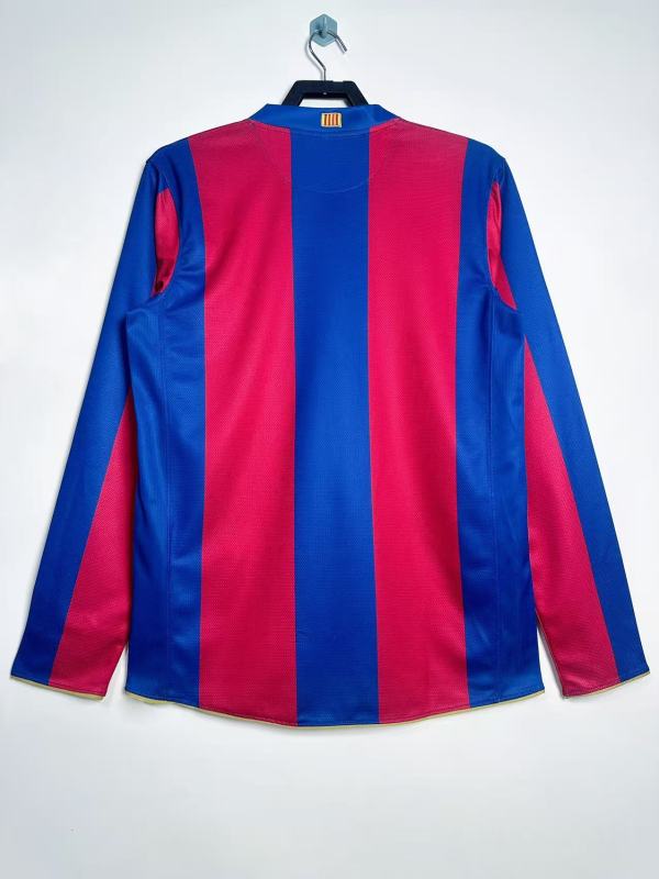 2007/08 Barcelona Home Retro Jersey Long sleeves