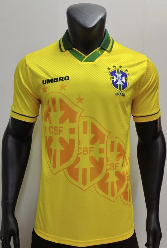1996 Brazil Home Retro Jersey  