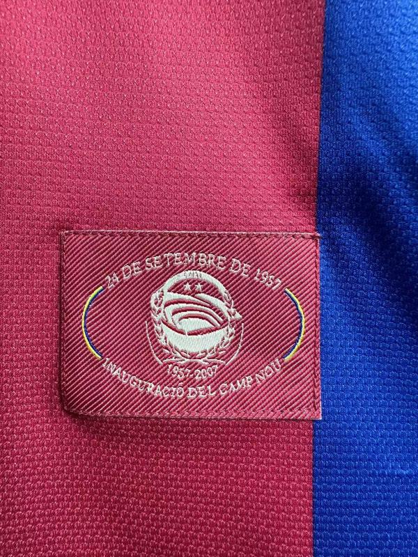 2007/08 Barcelona Home Retro Jersey Long sleeves
