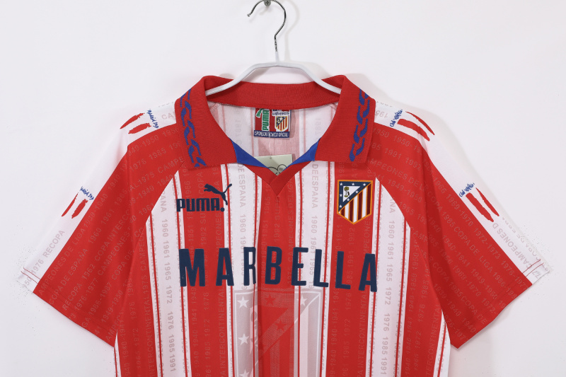 1995/96 Atletico Madrid Home Retro Jersey