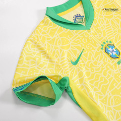 2024 Copa America Brazil Home Kids Jersey