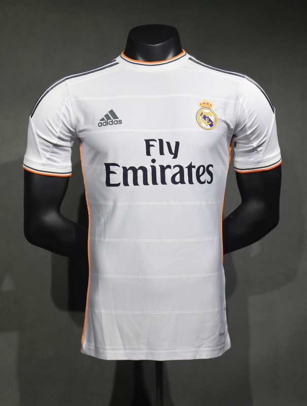 2013/14 Real Madrid Home Retro Jersey Player Version