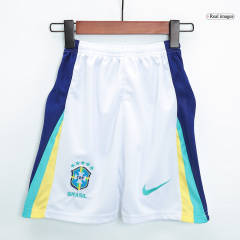 2024 Copa America Brazil Away Kids Jersey