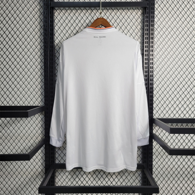 2013/14 Real Madrid Retro Jersey Home Long Sleeve