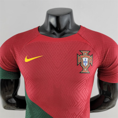 2022 World Cup Portugal Home Retro Jersey Player Version