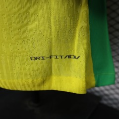 2025/26 Brazil Home Jersey Player Version Long Sleeve