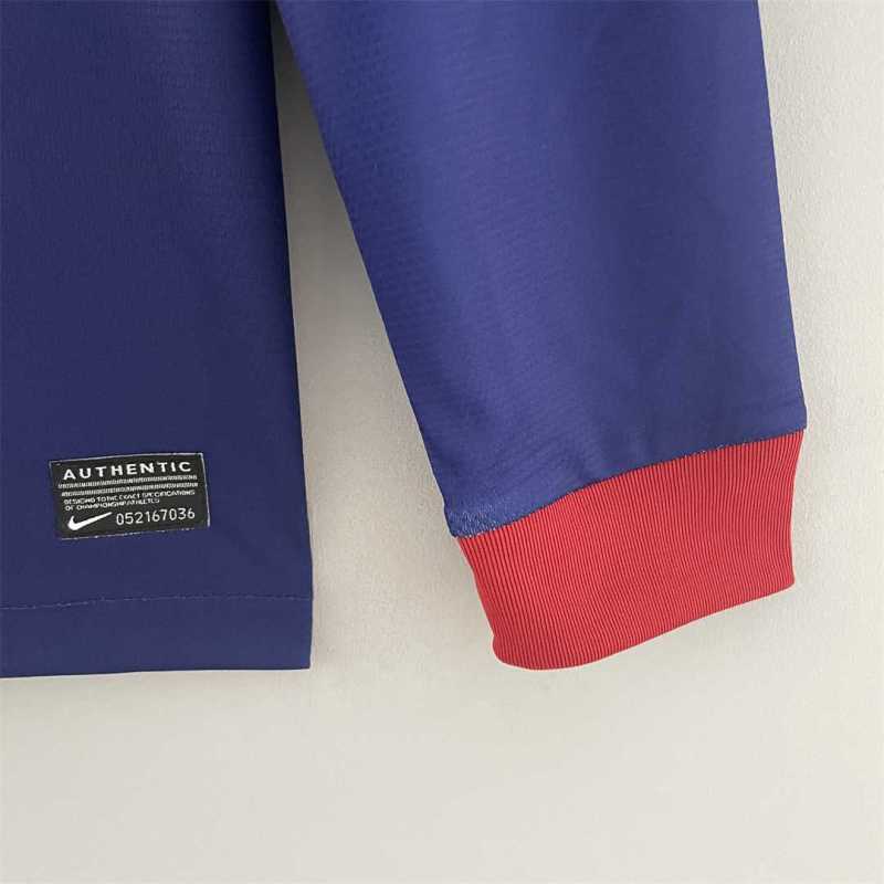 2012/13 Barcelona Long sleeve Retro Jersey Home