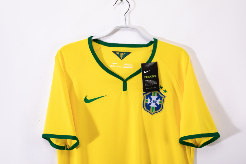 2014 World Cup Brazil Home Retro Jersey  