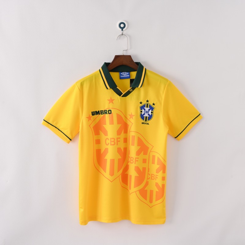 1994 World Cup Brazil Home Retro Jersey