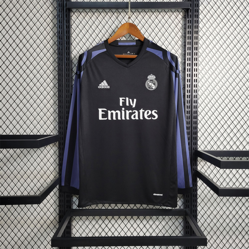 2016/17 Real Madrid Third Away Retro Jersey Long Sleeve