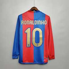 2006/07 Barcelona Home Retro Jersey Long sleeve