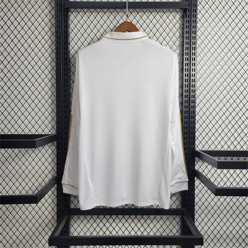 2011/12 Real Madrid Retro Jersey Home Long Sleeve