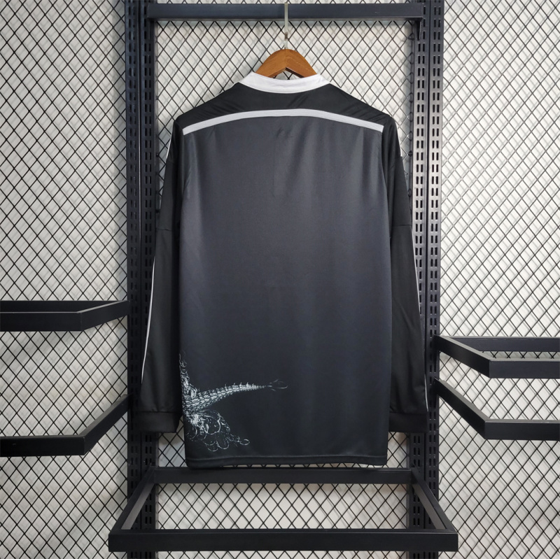2014/15 Real Madrid Retro Long Sleeve Jersey Third Away