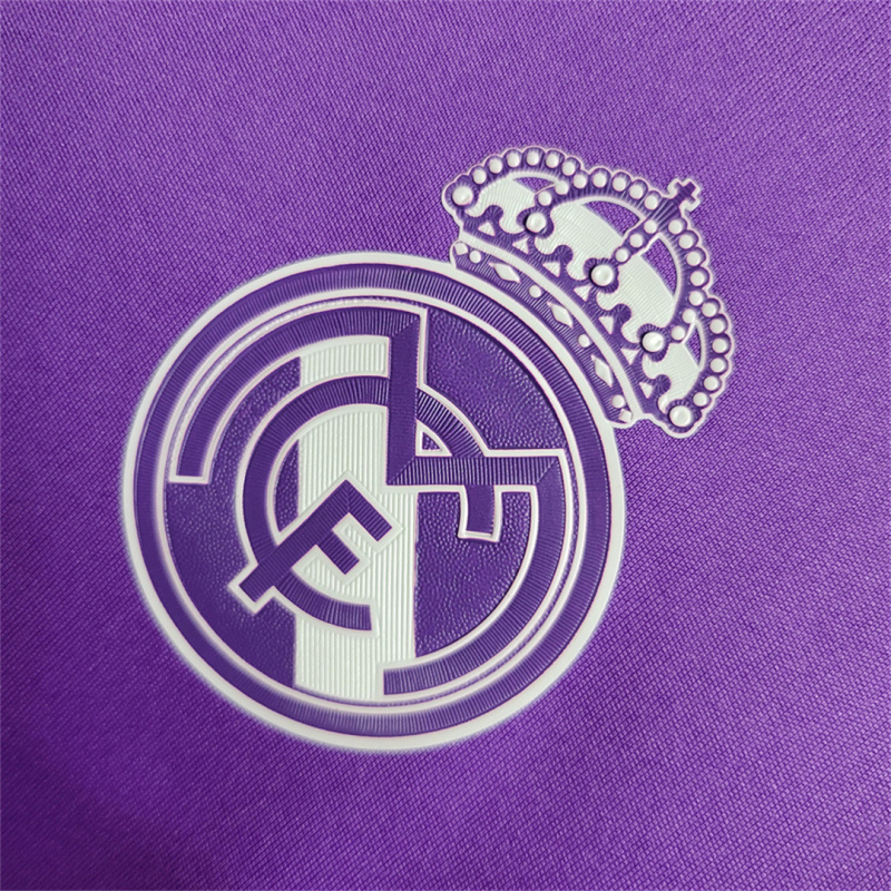 2016/17 Real Madrid Retro Long Sleeve Jersey Away