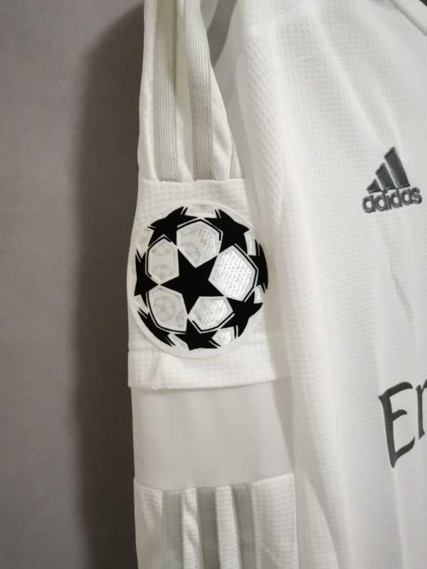 2015/16 Real Madrid Home Retro Jersey Long Sleeve