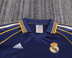 1998-00 Real Madrid Kids Kit Retro Jersey Second away Size: 16-28