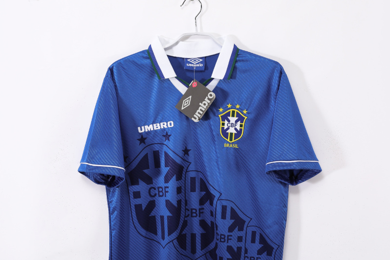 1996 Brazil Away Retro Jersey  