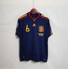 2010 World Cup Spain Away Retro Jersey