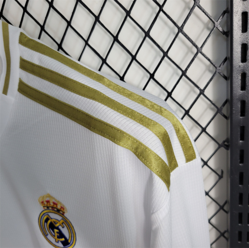 2019/20 Real Madrid Retro Jersey Home Long sleeve