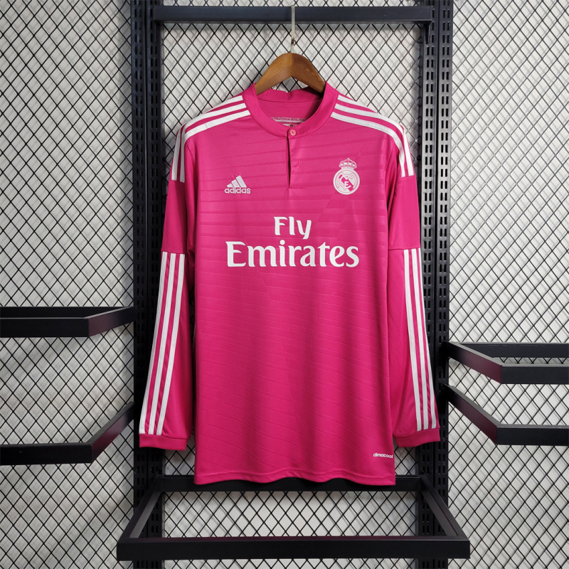 2014/15 Real Madrid Retro Long Sleeve Jersey Away