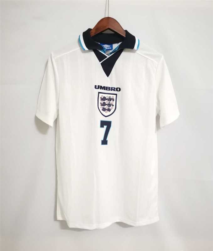 1996 Euro Cup England Home Retro Jersey Replica