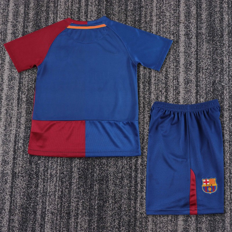 2008/09 Barcelona Home Retro Kids Jersey