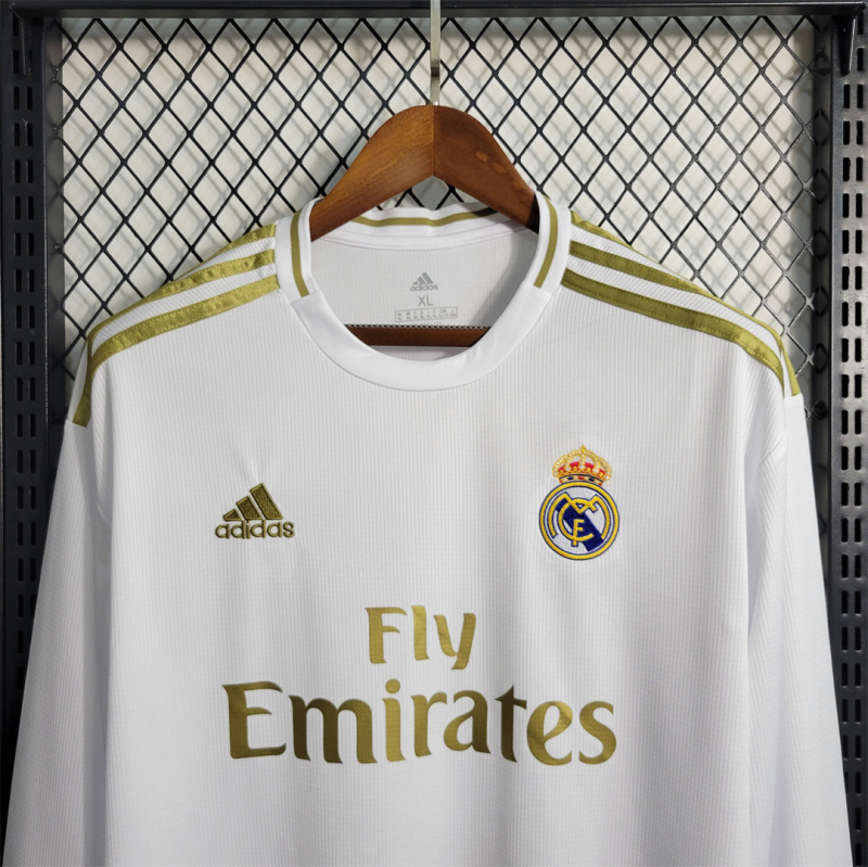2019/20 Real Madrid Retro Jersey Home Long sleeve