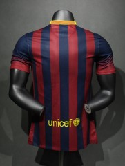 2013/14 Barcelona Home Retro Jersey Player Version