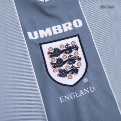 1996 Euro Cup England Retro Away Long Sleeve Jersey Replica