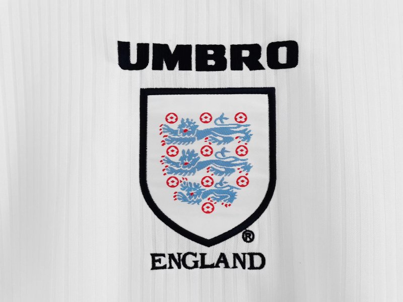 1998 World Cup England Home Retro Jersey
