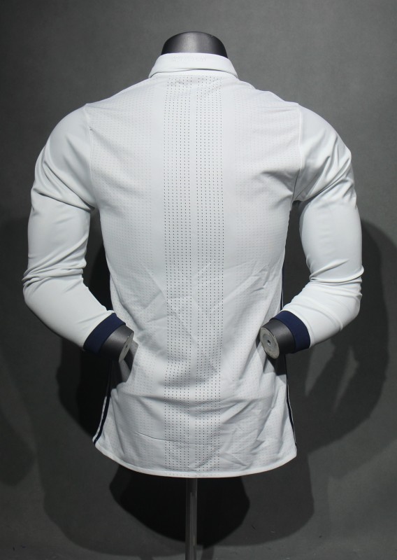 2016/17 Real Madrid Home Retro Jersey Player Version Long Sleeve
