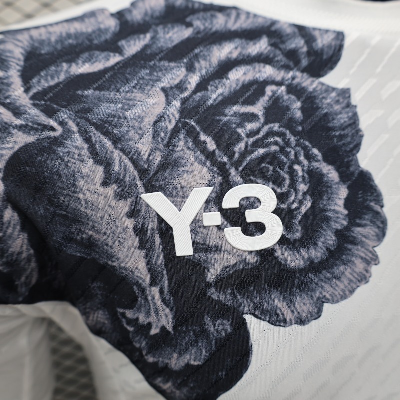 2023/24 Real Madrid Y-3 Fourth Player Version Jersey white Kit