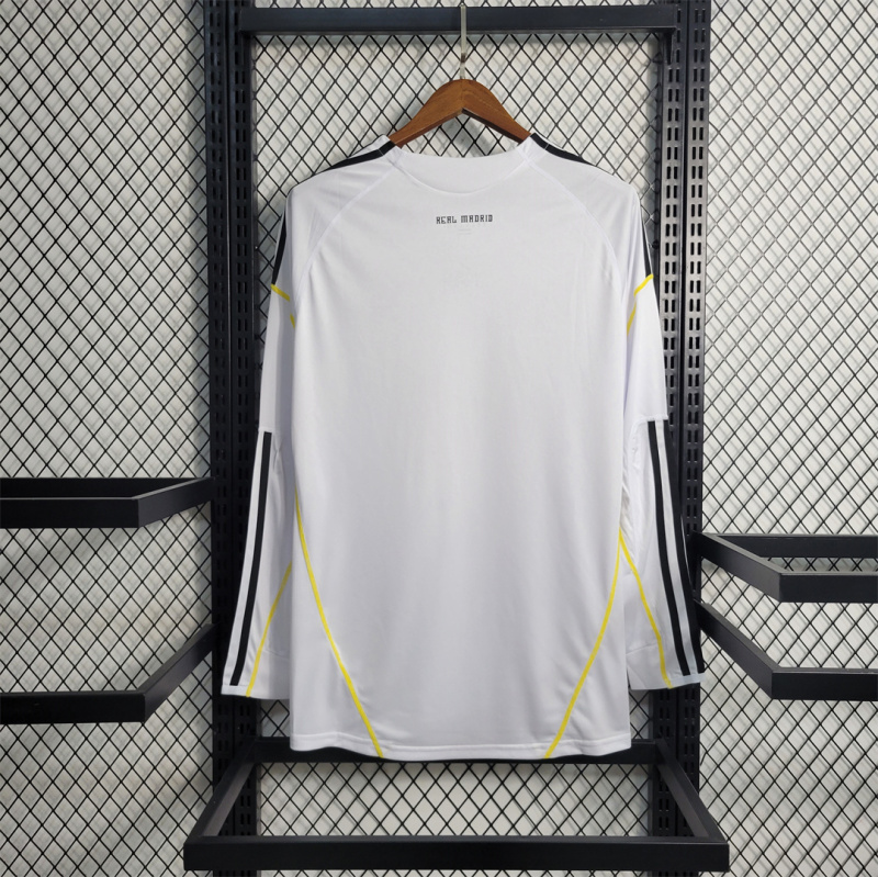 2009/10 Real Madrid  Long Sleeve Retro Jersey Home