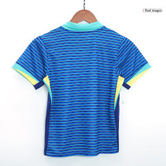 2024 Copa America Brazil Away Kids Jersey